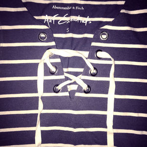 Abercrombie & Fitch Stripped Cotton Top